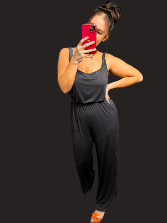 Shay Square Neck Modal Jumpsuit