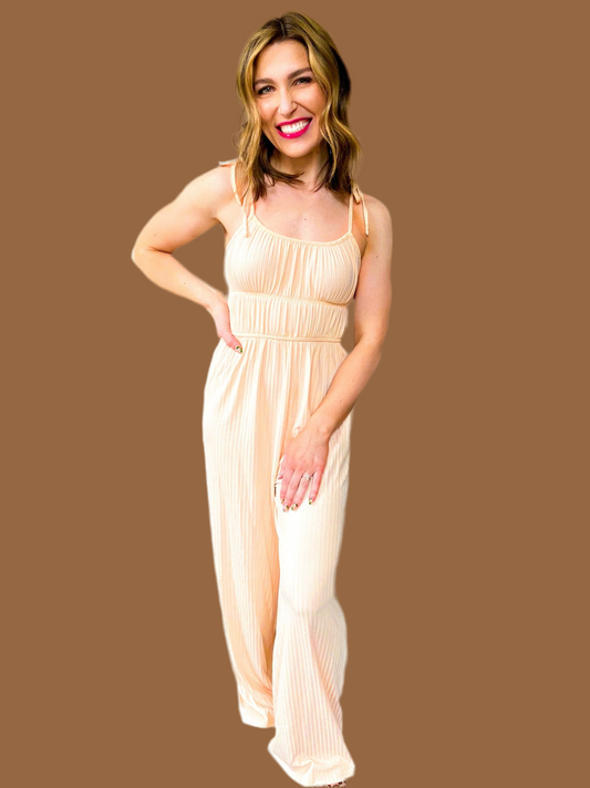 The Eden Elastic Waist Jumpsuit