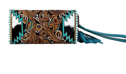 myra dolly trail hand-tooled wallet