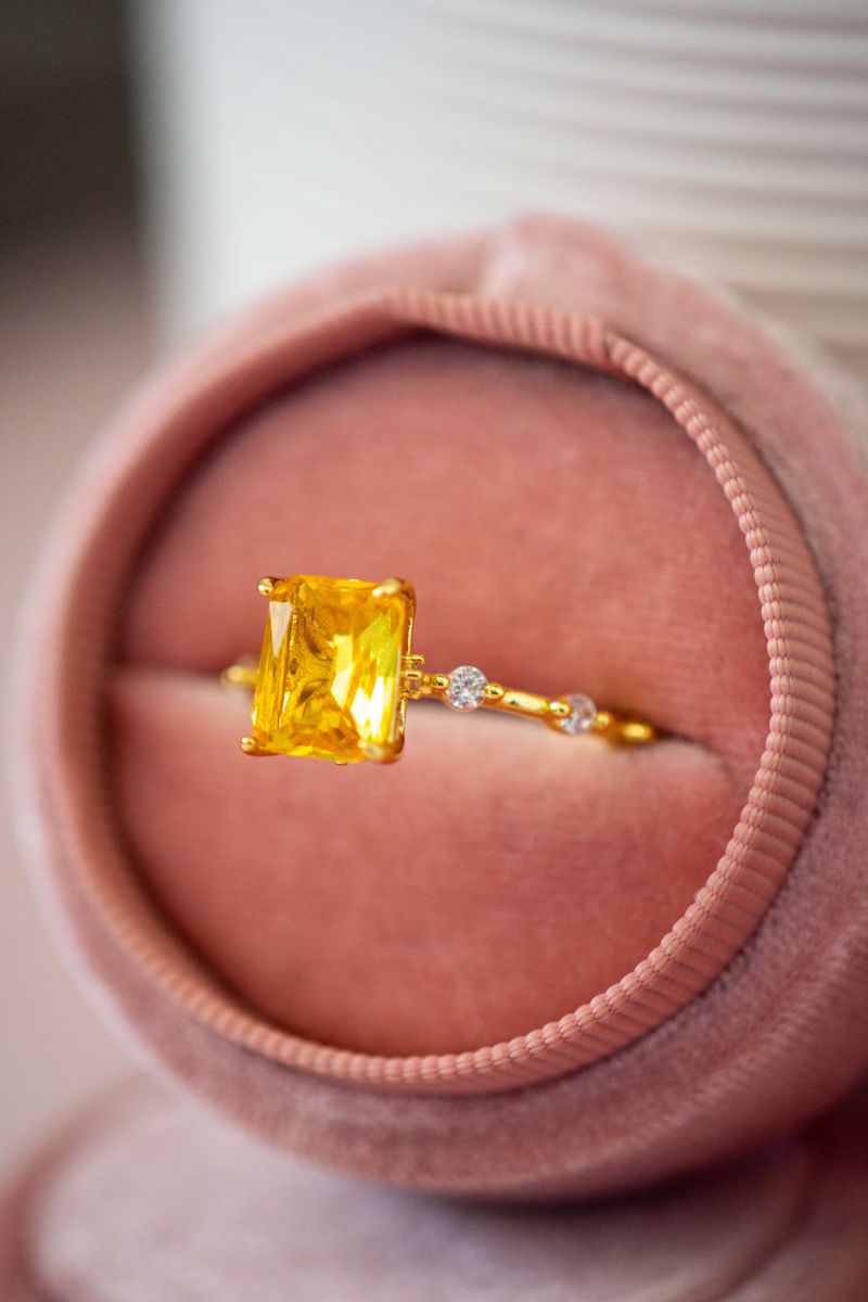 Fia Citrine Gold Ring