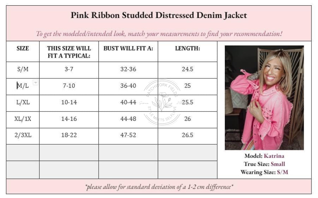 The Katrina Pink Ribbon Jacket